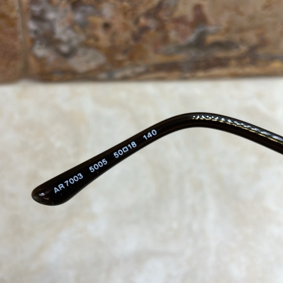 Giorgio Armani Frames Of Life Eyeglasses AR7003 Italy Adults Brown Green Frame - Picture 7 of 11